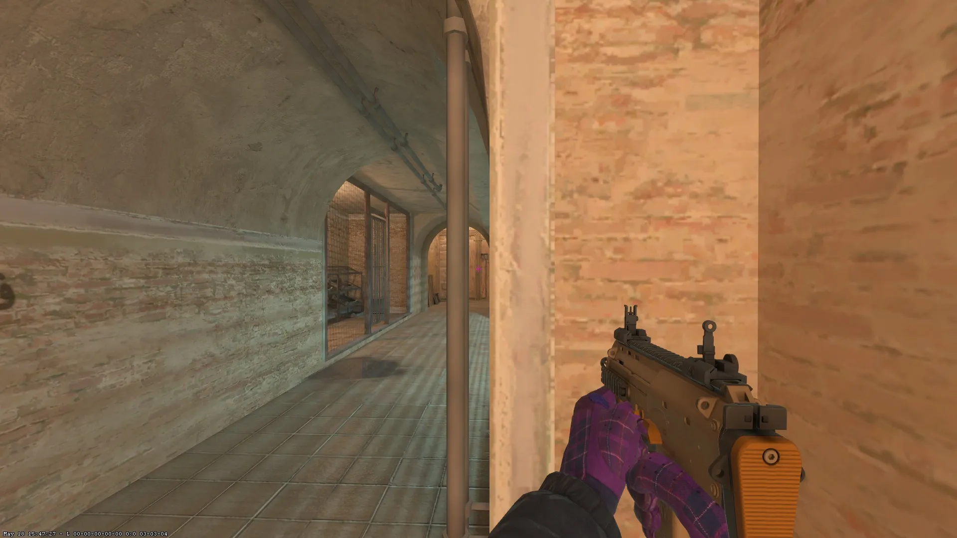 MP7 spot on Mirage – Close-range aggression