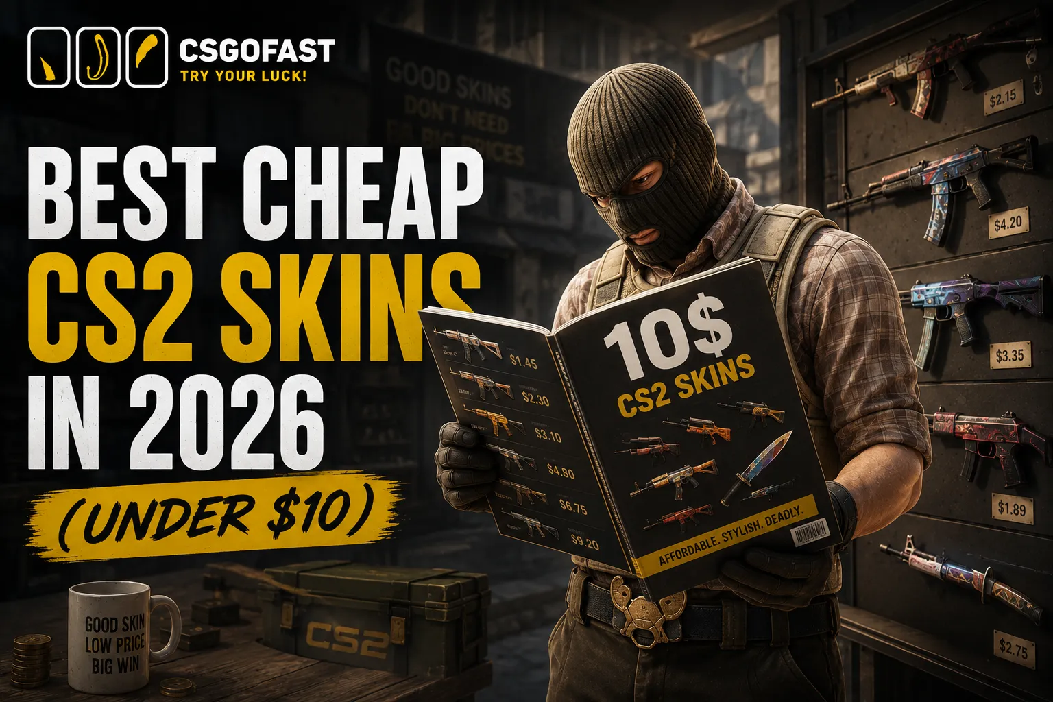 Best Cheap CS2 Skins in 2026 (Under $10)